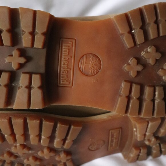 Timberland‎ Womens Brown Teddy Fold Lace Up Waterproof Outdoor Lined Roll Boots - Picture 9 of 9